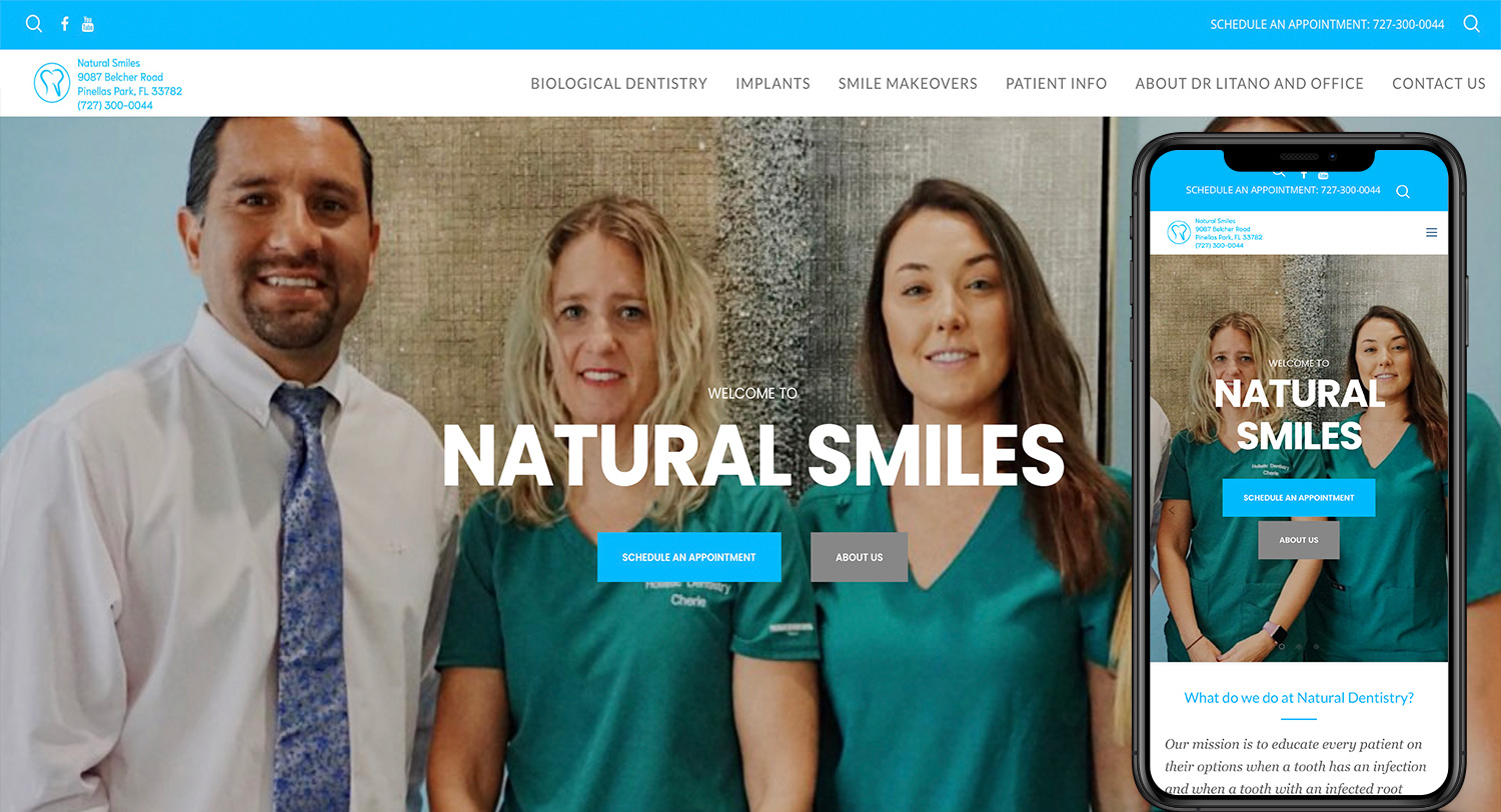 Natural Smiles of Tampa Bay - About Dr Litano and Office